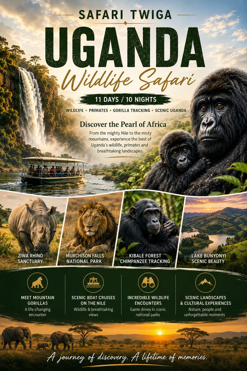 Safari Twiga — 11 Day Uganda safari