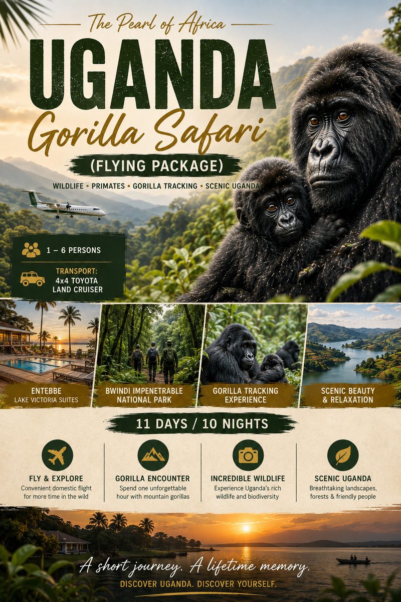 Uganda Gorilla Safari — Flying Package